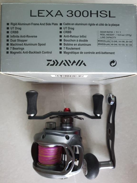 Daiwa Lexa 300HSL for sale, Sports Equipment, Fishing on Carousell