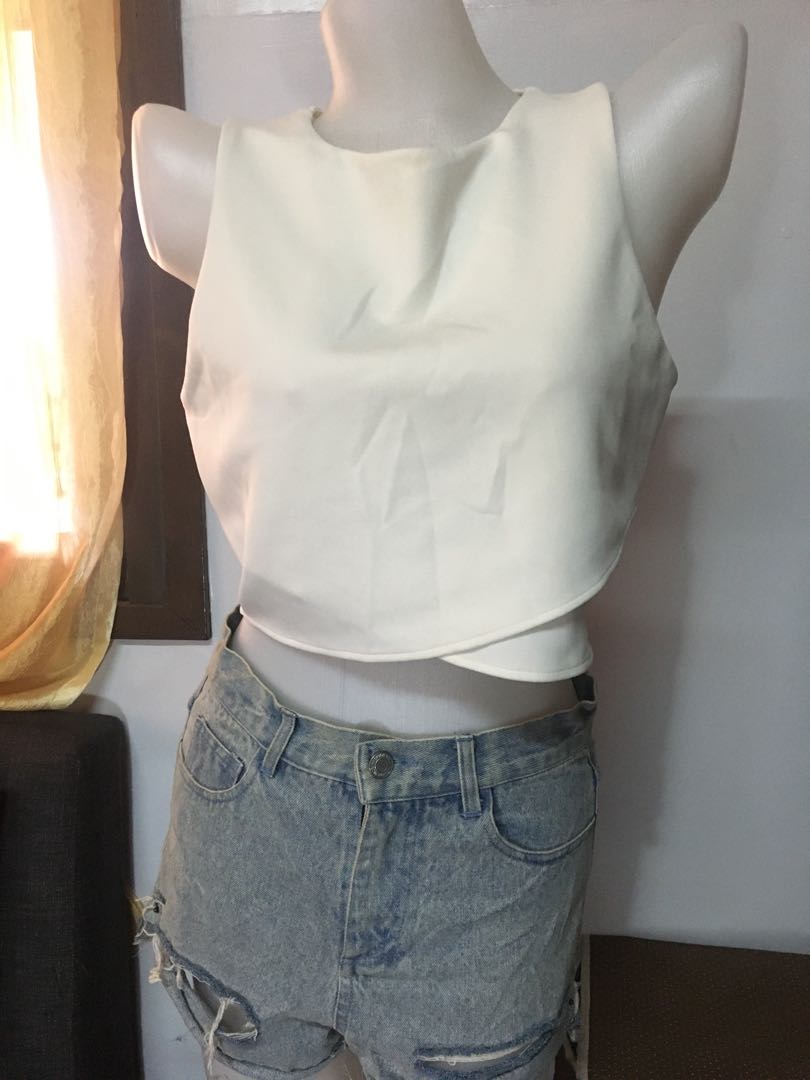 express white crop top
