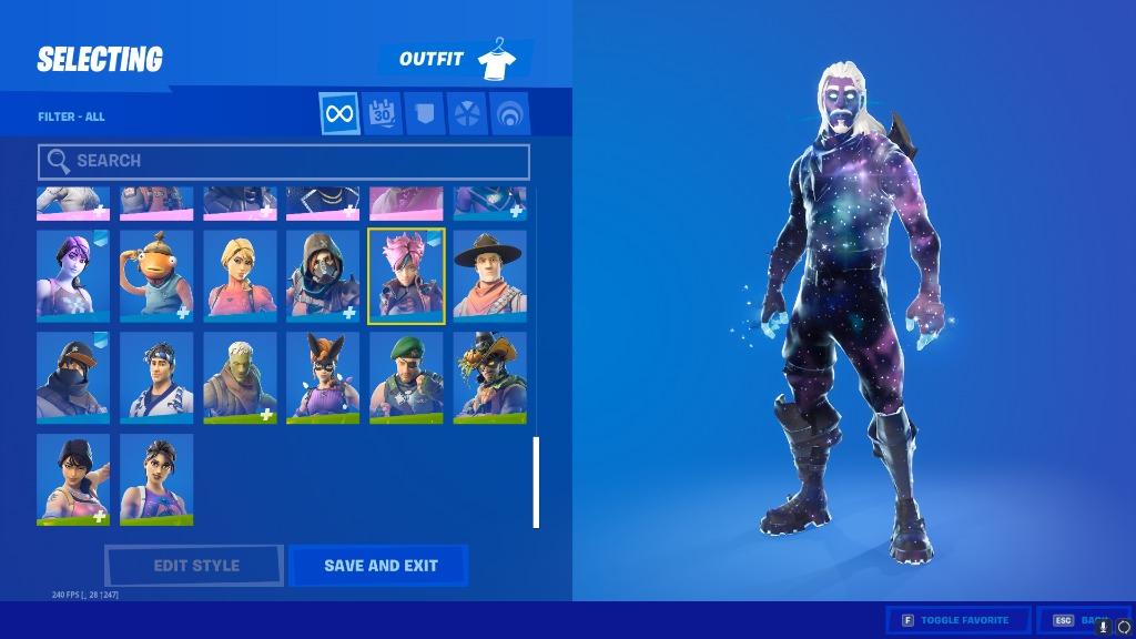 Fortnite | Conta fortnite + de 500 skins, galaxy