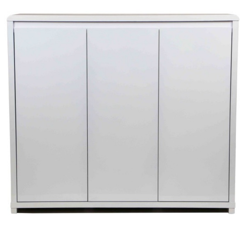 FortyTwo Prudence 3 Door Shoe Cabinet White