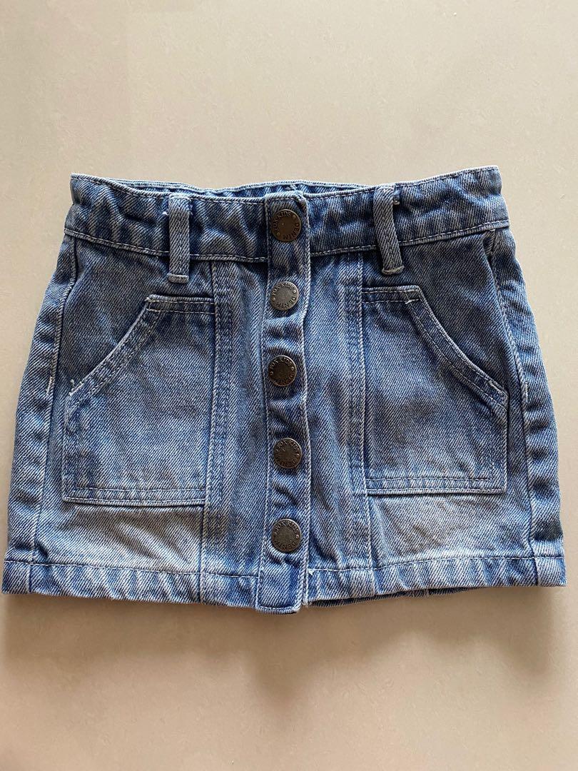 Denim skirt size 4 Clearance