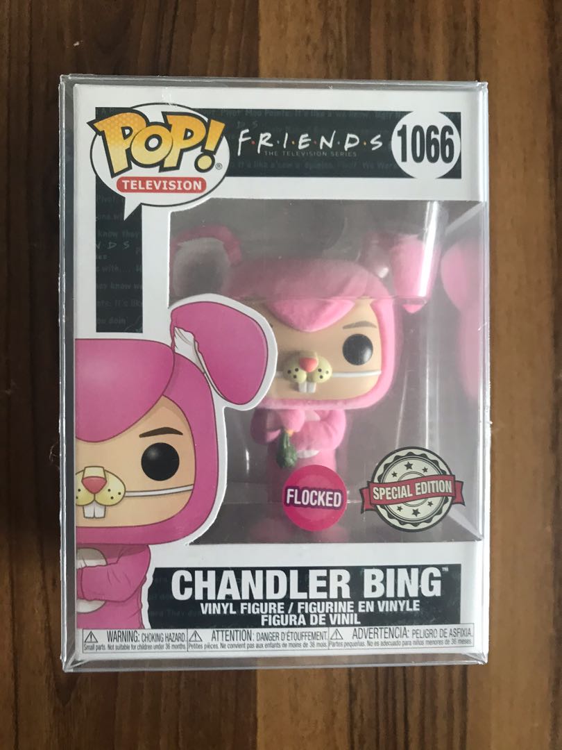 chandler funko pop flocked