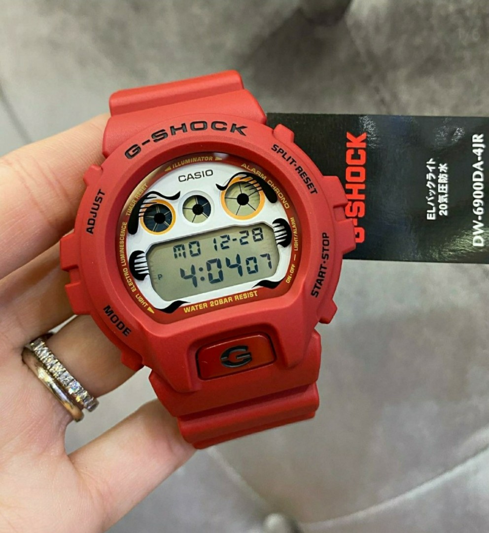 【人気新作】カシオ Gショック 達磨モチーフ レッド DW-6900DA-4JR CASIO 腕時計(アナログ)