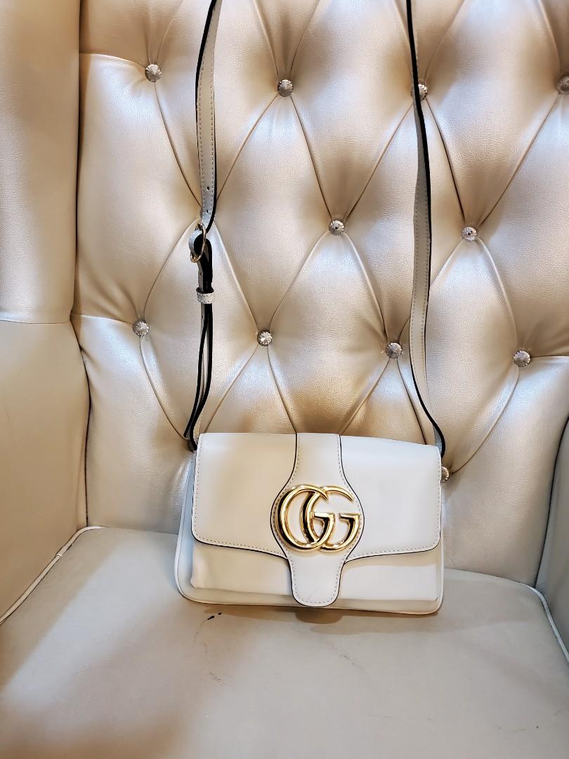 Authentic Gucci Arli calf white leather Women s Fashion Bags