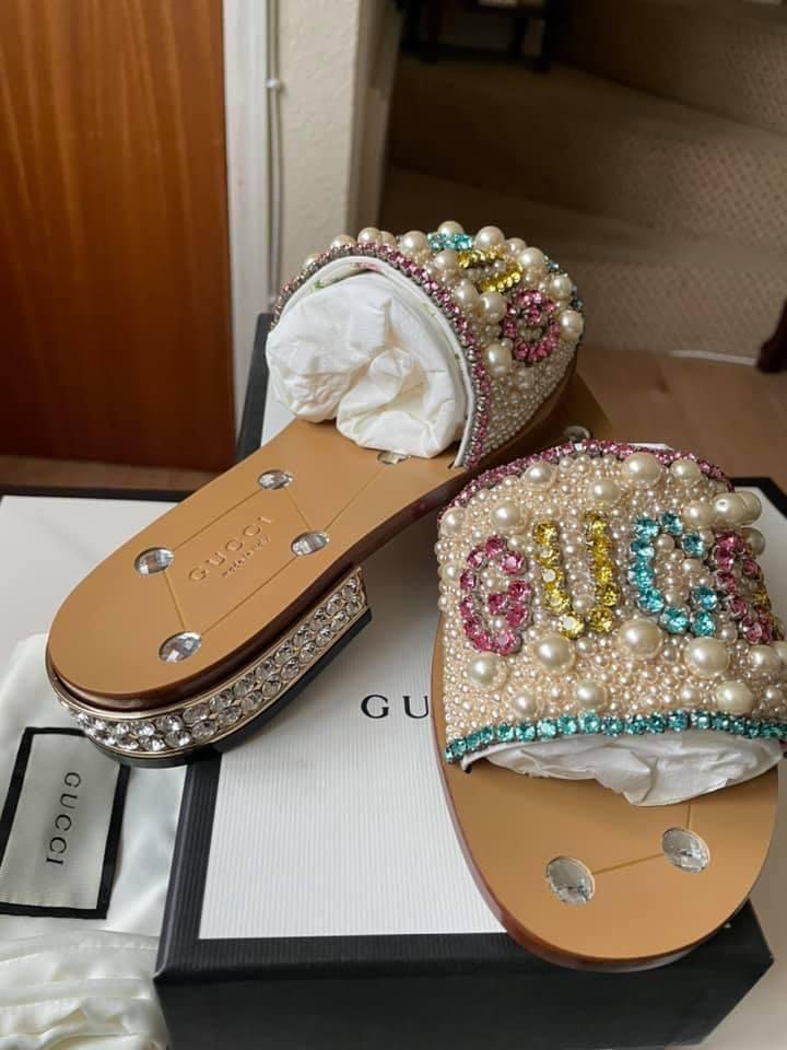 Gucci lupe sandals sales