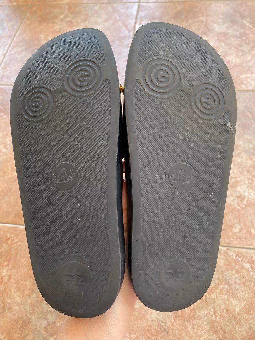 Rainbow gucci slides store