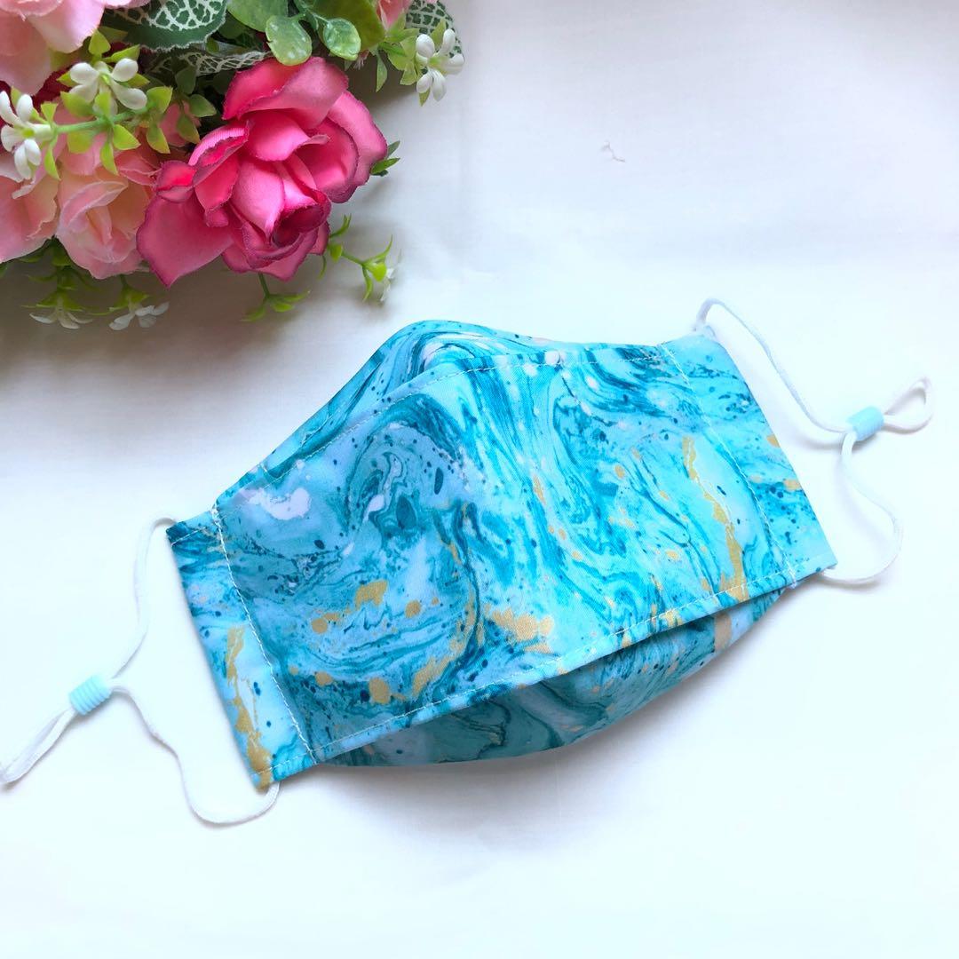 Handmade Reusable Origami Boatshaped Mask, Health & Nutrition, Face