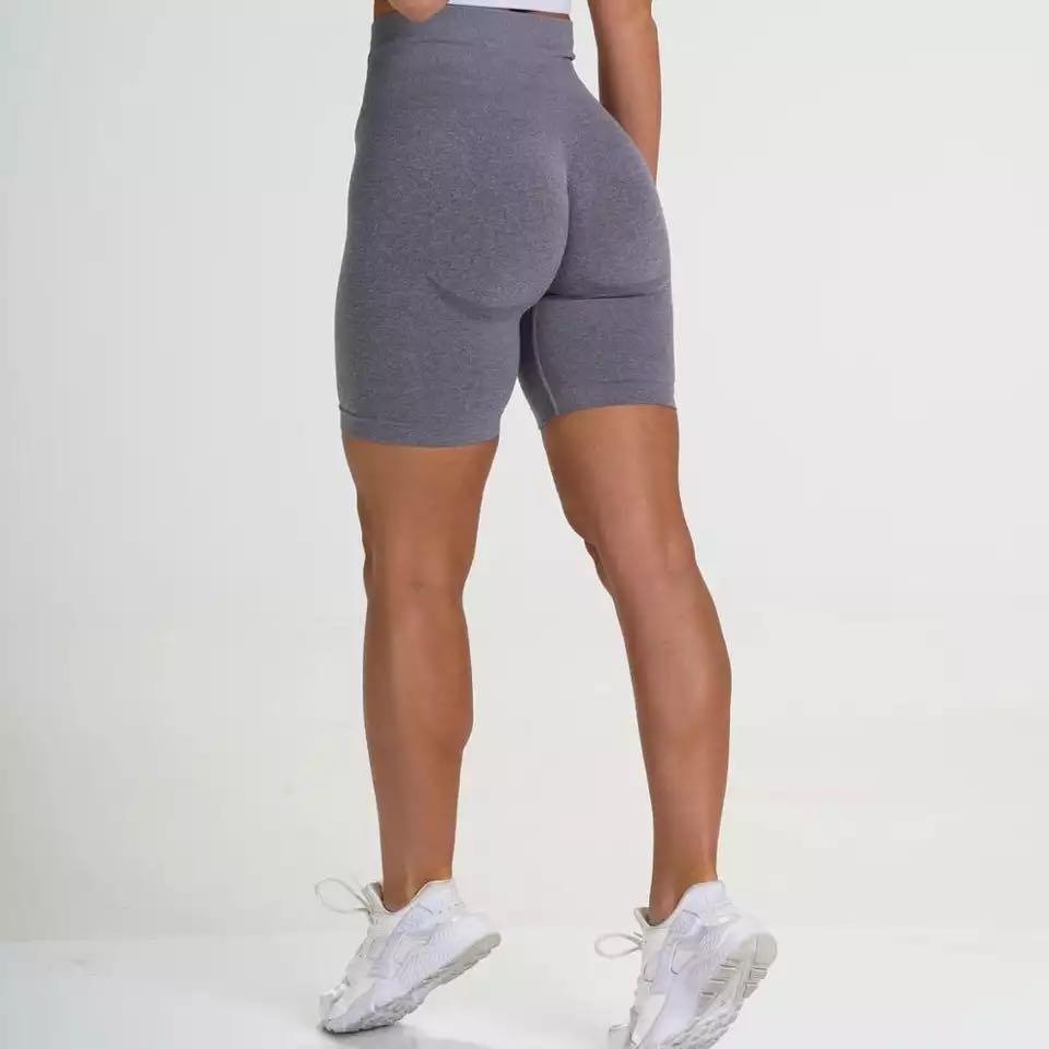 Comfort Seamless Gym Shorts - Grey