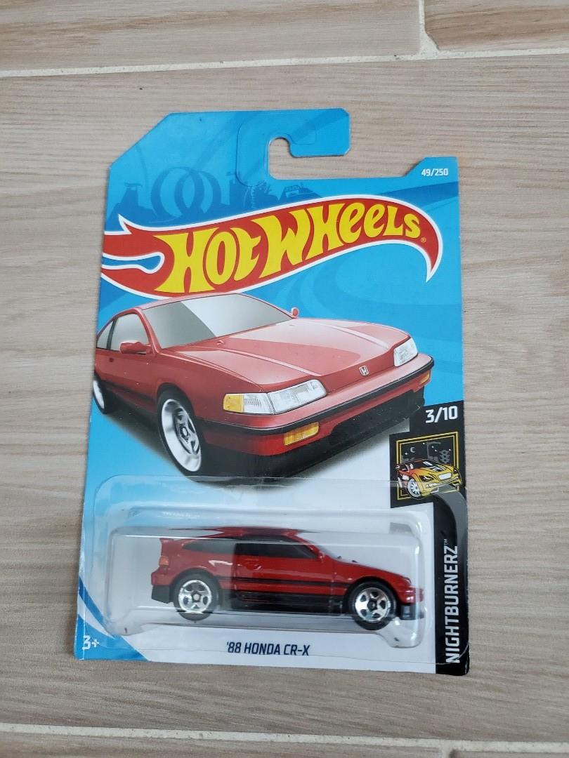 Honda Cr X Sets 可散買 一套8部全新風火輪19 1985本田 Crx 超跑合金模型車套裝eight Pieces 1985 19 Honda Crx Sport Racing Diecast Toys Car