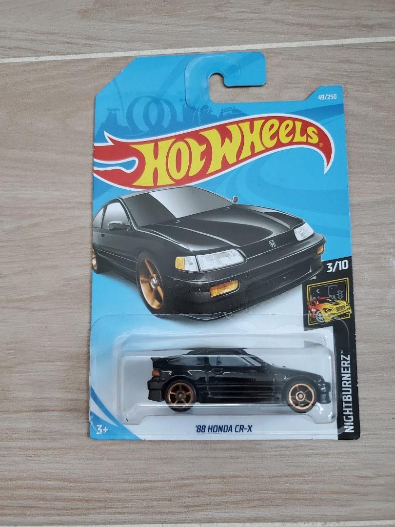 Honda Cr X Sets 可散買 一套8部全新風火輪19 1985本田 Crx 超跑合金模型車套裝eight Pieces 1985 19 Honda Crx Sport Racing Diecast Toys Car