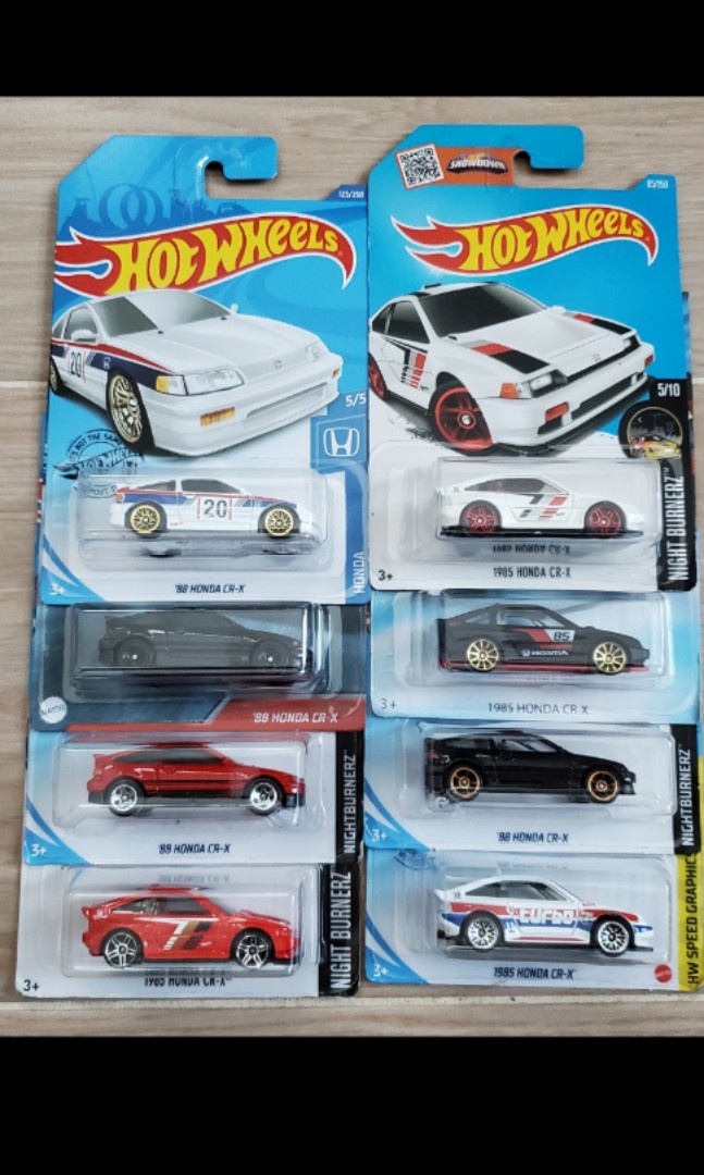 Honda Cr X Sets 可散買 一套8部全新風火輪19 1985本田 Crx 超跑合金模型車套裝eight Pieces 1985 19 Honda Crx Sport Racing Diecast Toys Car Honda Cr X Sets 可散買 一套8部全新風火輪19 1985本田 Crx 超跑合金模型車套裝eight Pieces 1985 19 Honda Crx Sport Racing Diecast Toys Car