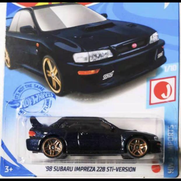 Hot Wheels Hotwheels Subaru 22b 深藍 興趣及遊戲 玩具 遊戲類 Carousell