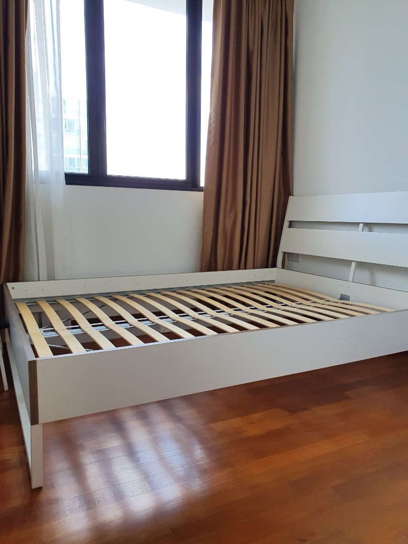 IKEA TRYSIL Queen Size Bed Frame, Furniture & Home Living, Furniture