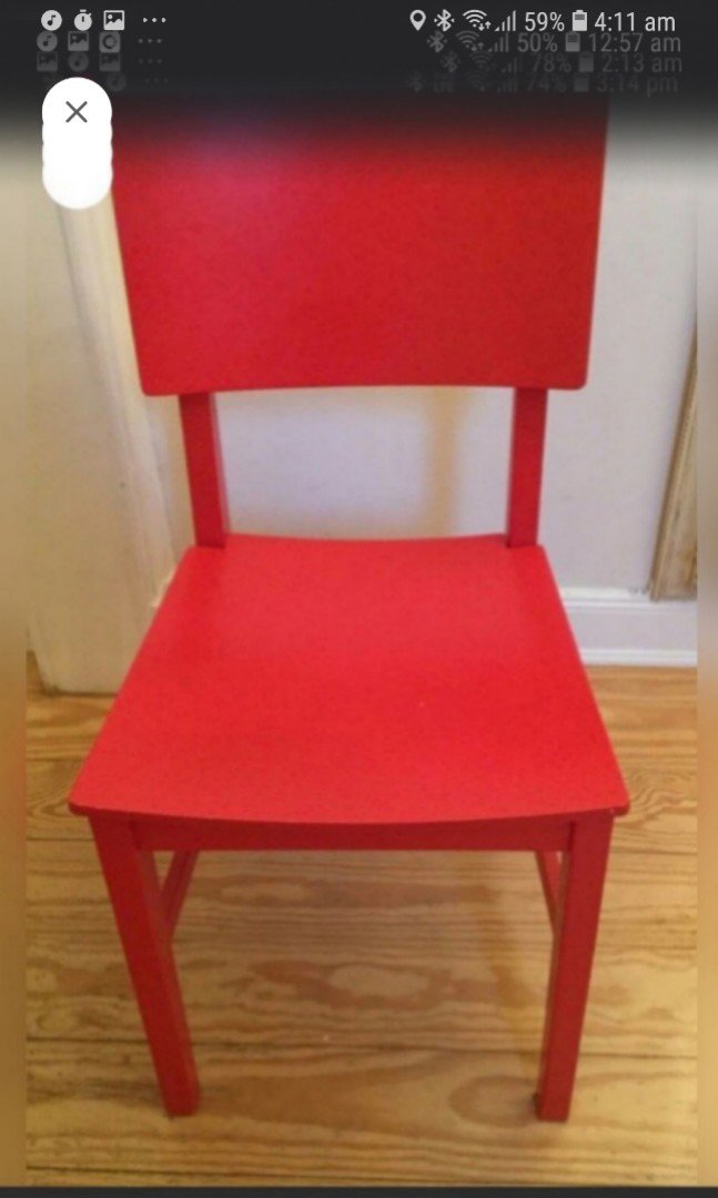 Ikea solid wood Dining Chair Discontinued item. Furniture Home