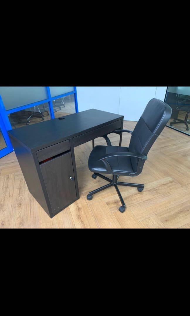 Ikea Micke WFH desk table office, Furniture & Home Living, Furniture