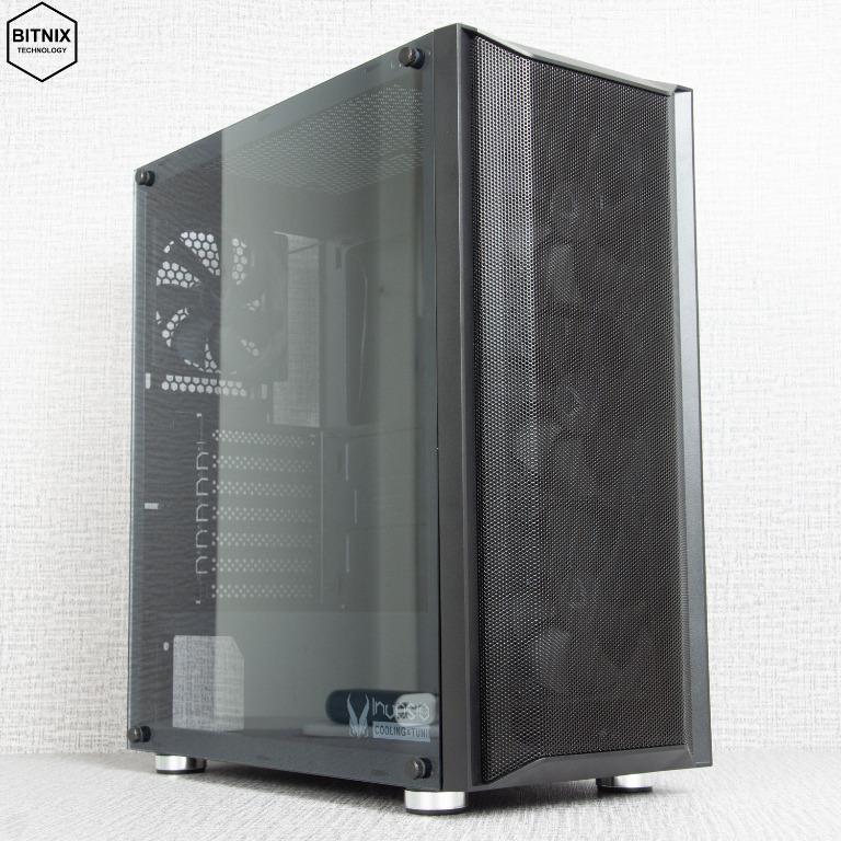 Invasion Atx Casing H5 Stealth Black Version With 4 Fan Electronics Computer Parts Accessories On Carousell