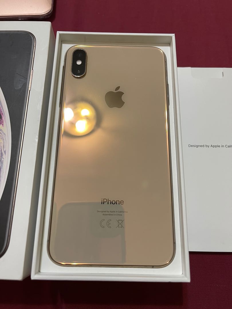iphone xs max gold rose