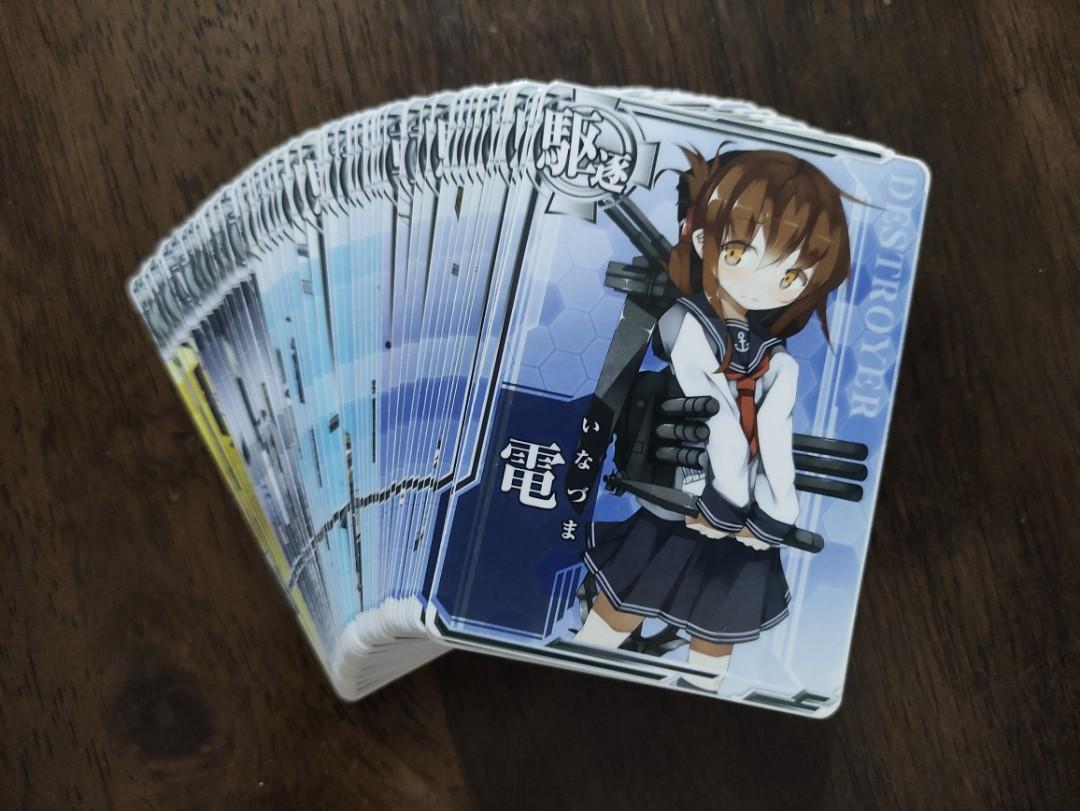 KanColle Arcade Trading Cards (Category: Raw Singles) located in Quezon City. Submitted by sakura003 (Listing ID 1074043229, Image 1). Description: JAPAN SURPLUS 48pcs KanColle Arcade Trading Cards. Some cards are in good condition, some have visible dents, creases and scratches. So please manage your expectations. MOP: GCASH or via METROBANK only!.