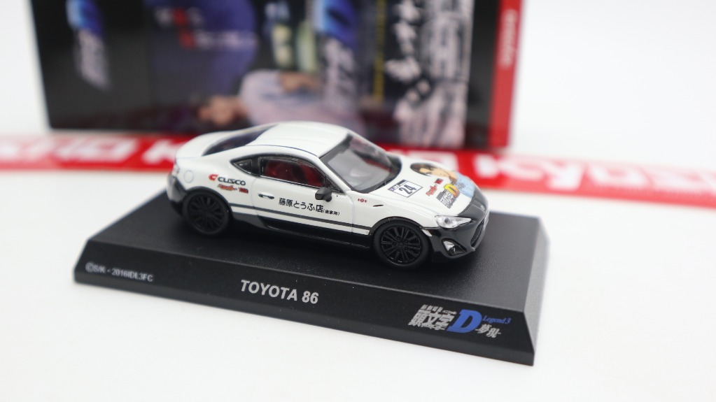 Kyosho 1/64 TOYOTA 86 藤原拓海Initial D Legend 3 頭文字D夢現新劇場 