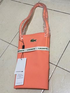 Lacoste Long Handle Tote Bag (Salmon Pink), Women's Fashion, Bags Wallets, Beach Bags on Carousell