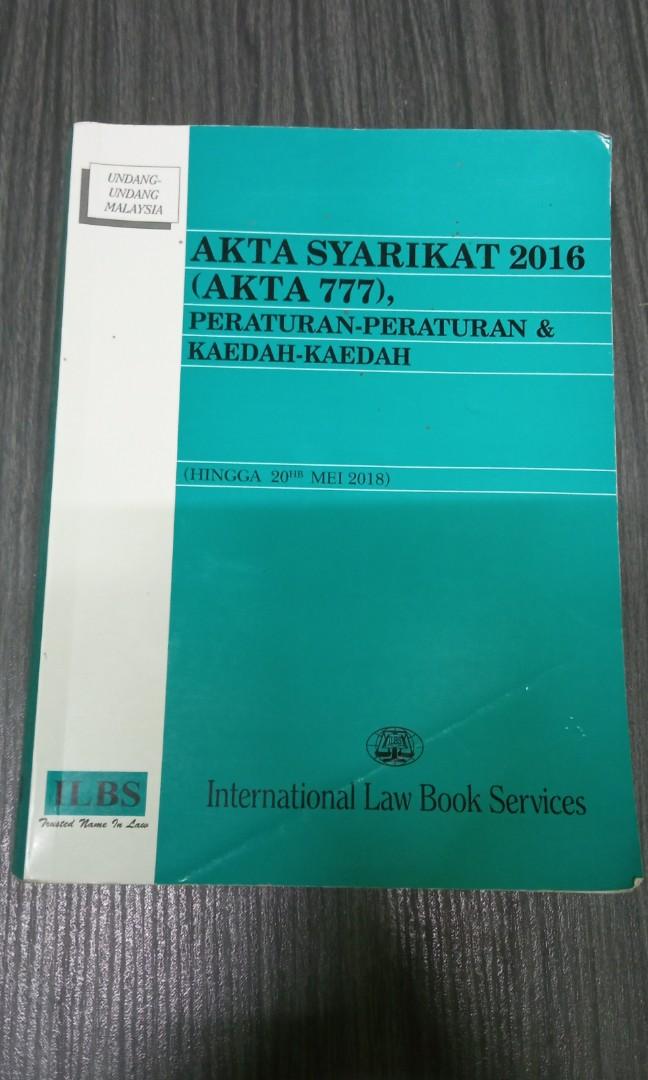 Akta Syarikat 2016 (valid until 2018), Books u0026 Stationery, Books 