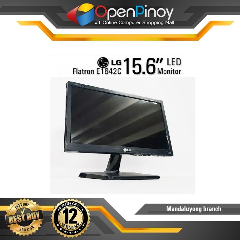 LG Flatron E1642C BN 15.6inch Wide LED Monitor/1 Year Warranty