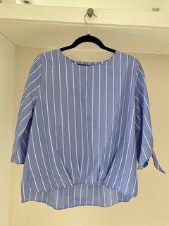 Light Blue striped blouse