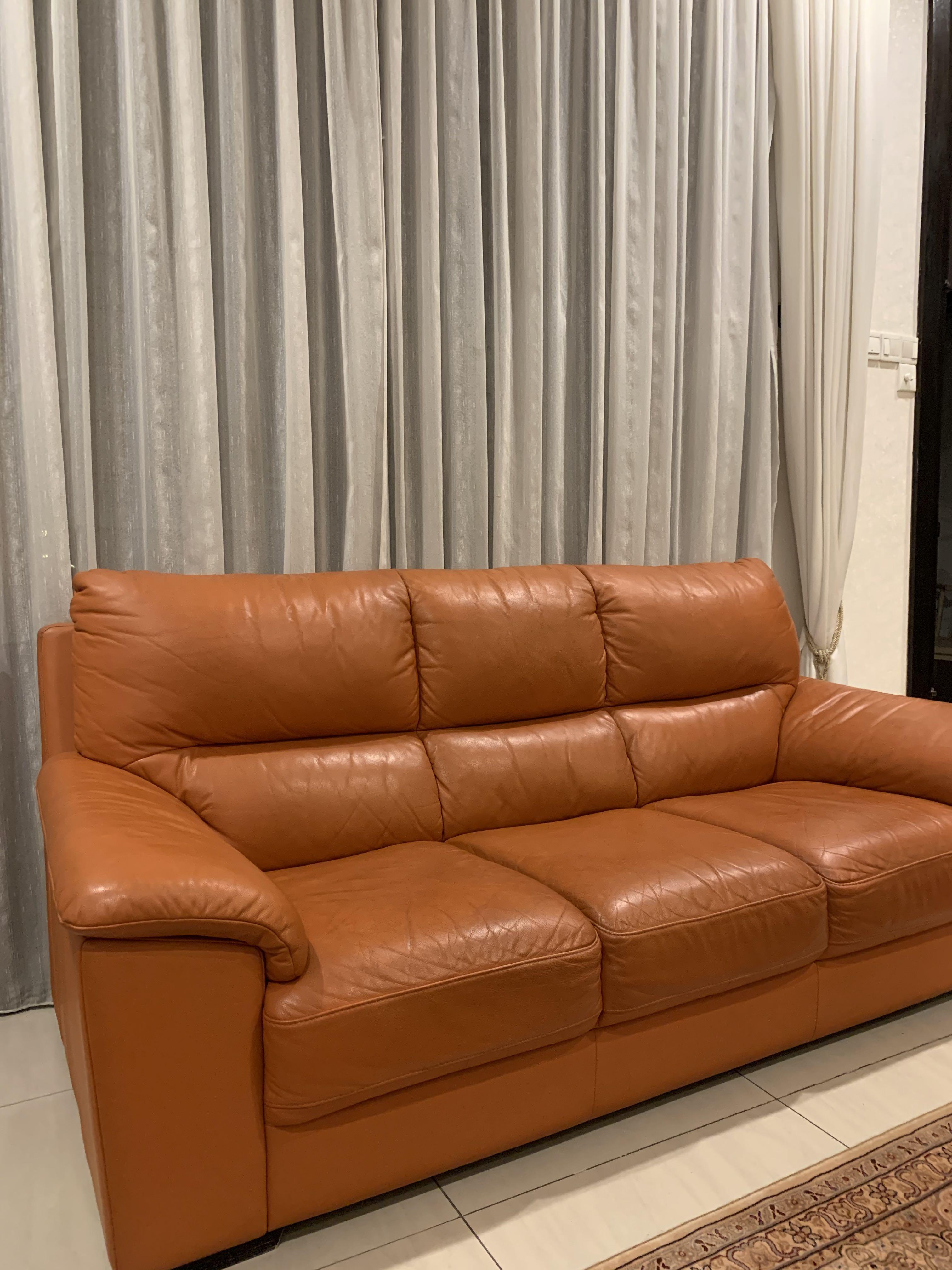 Lorenzo clearance leather sofa