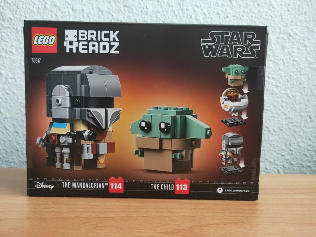 LEGO BrickHeadz Star Wars - The Mandalorian & the Child 75317 (Retiring  Soon) by LEGO