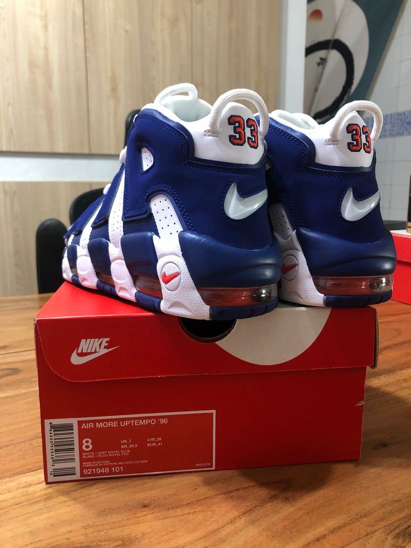 Nike air more uptempo shop 96 white deep royal blue