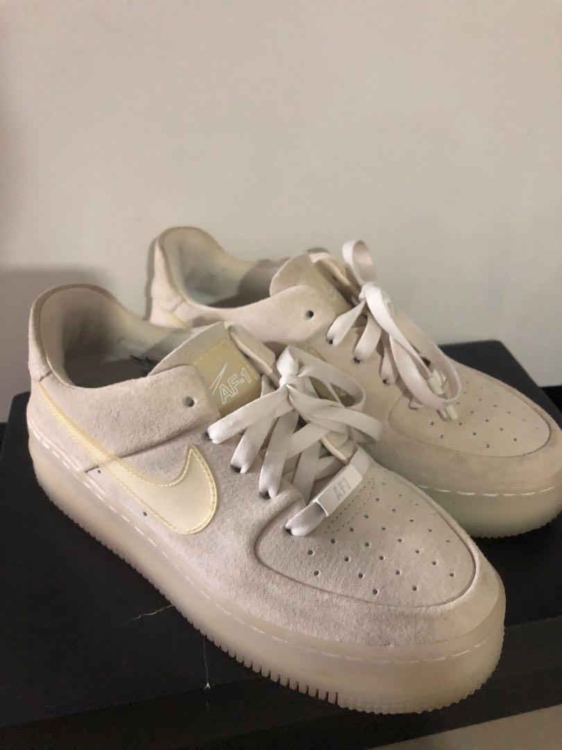 Nike grey ice air force 1 sage hotsell