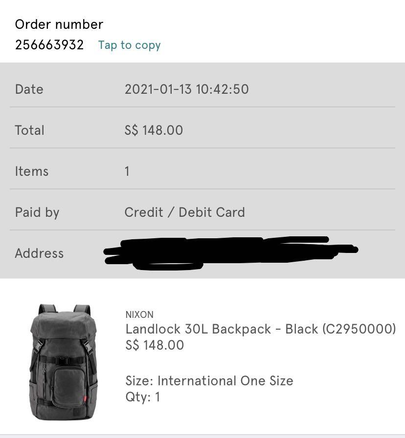 Nixon landlock sales 30l backpack review