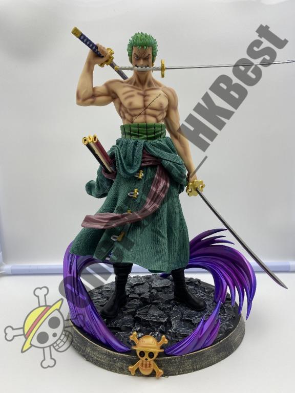 One Piece 海賊王三刀流索隆1 6 37cm 興趣及遊戲 玩具 遊戲類 Carousell