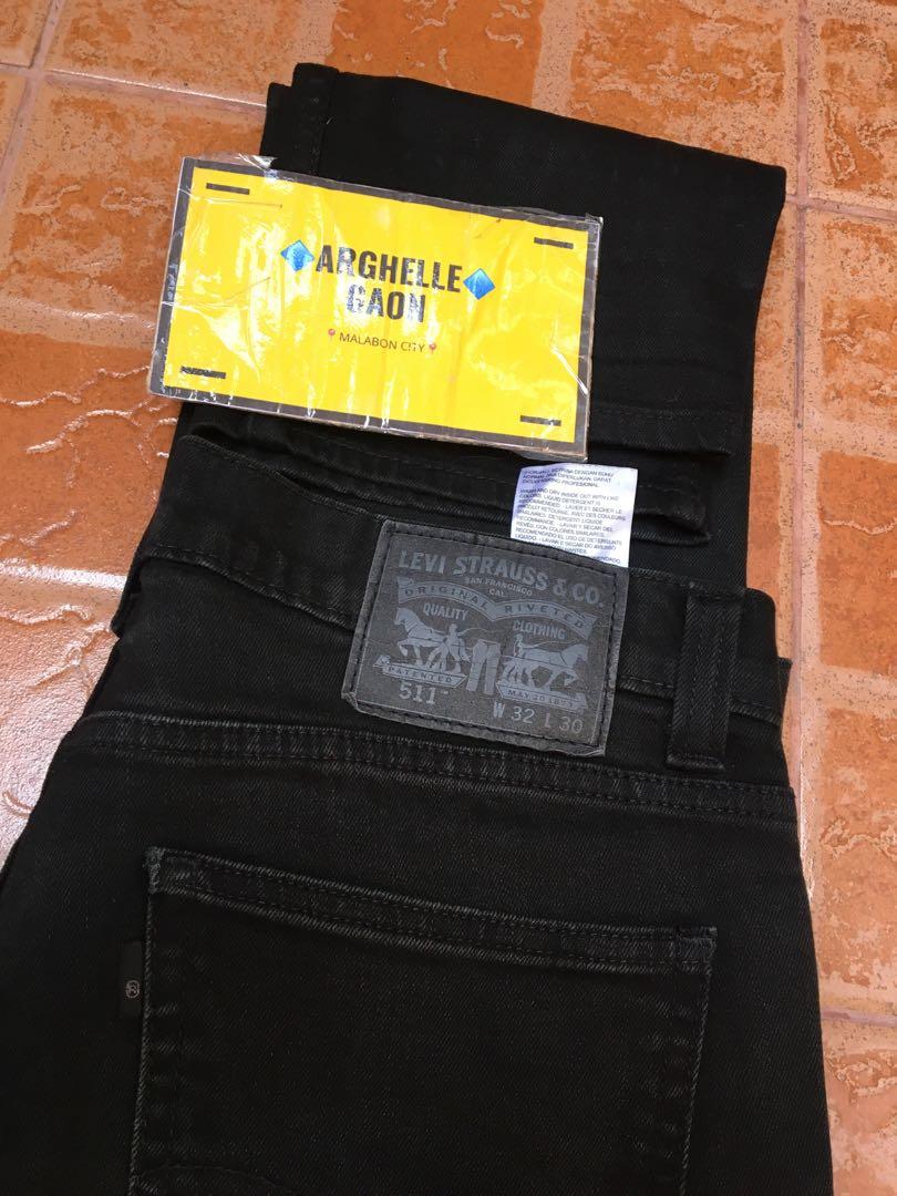 Original Levi's 511 Mega Balck 32-33x 30 Made in Pakistan (Stretchable),  Men's Fashion, Bottoms, Chinos on Carousell