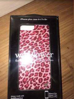 pink leopard wildflower case authentic