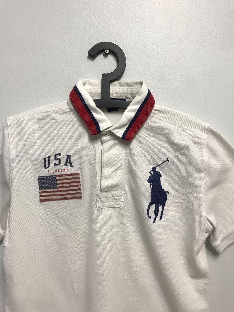 Polo Ralph Lauren USA Flag, Men's Fashion, Tops & Sets, Tshirts & Polo  Shirts on Carousell