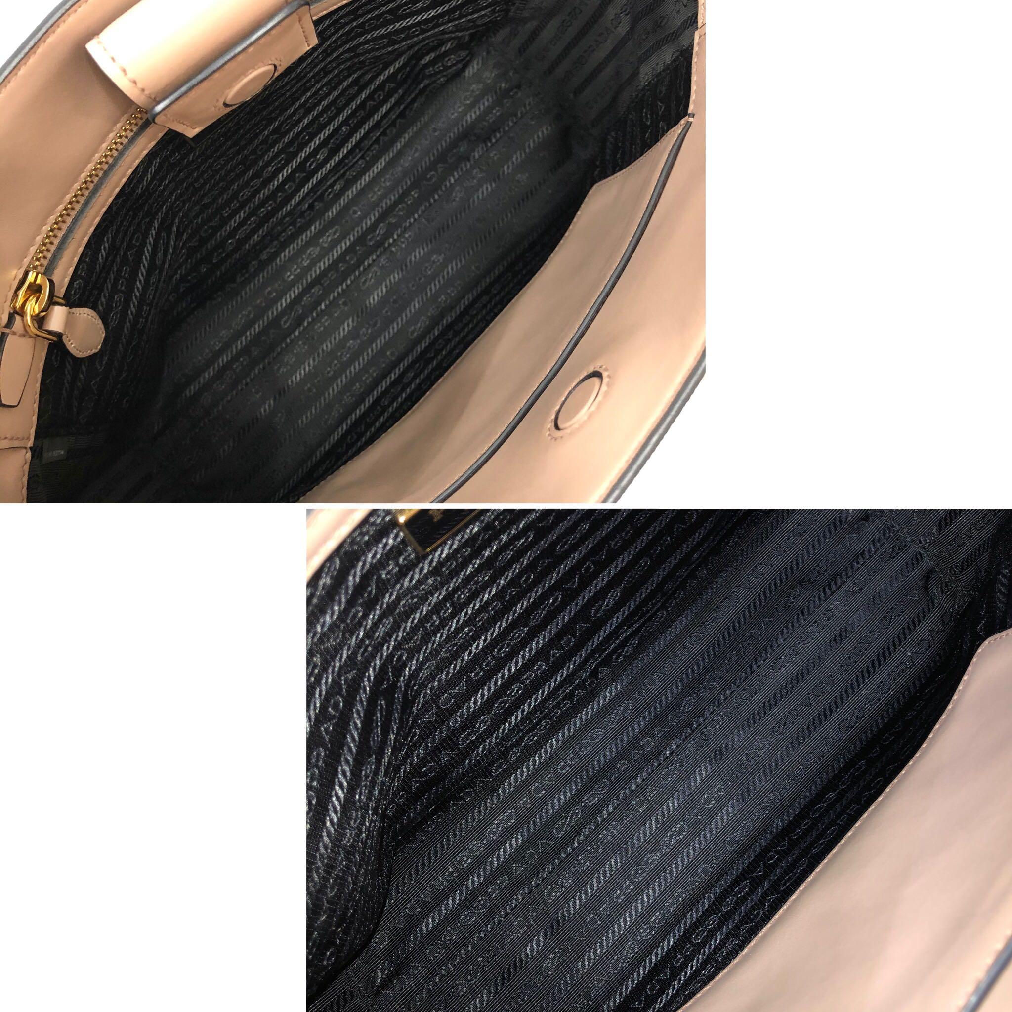 Prada Cipria Saffiano Cuir Leather Bag 1BD127 - Yoogi's Closet