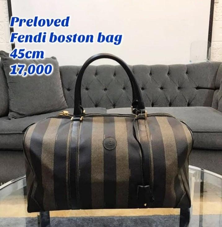 preloved fendi boston bag (Category: Luxury Bags & Wallets) located in Quezon City. Submitted by graciasluxurybag (Listing ID 1074116856, Image 1). Description: .
