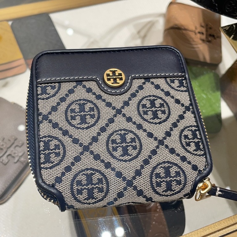 Tory Burch T Monogram Jacquard Bifold Wallet