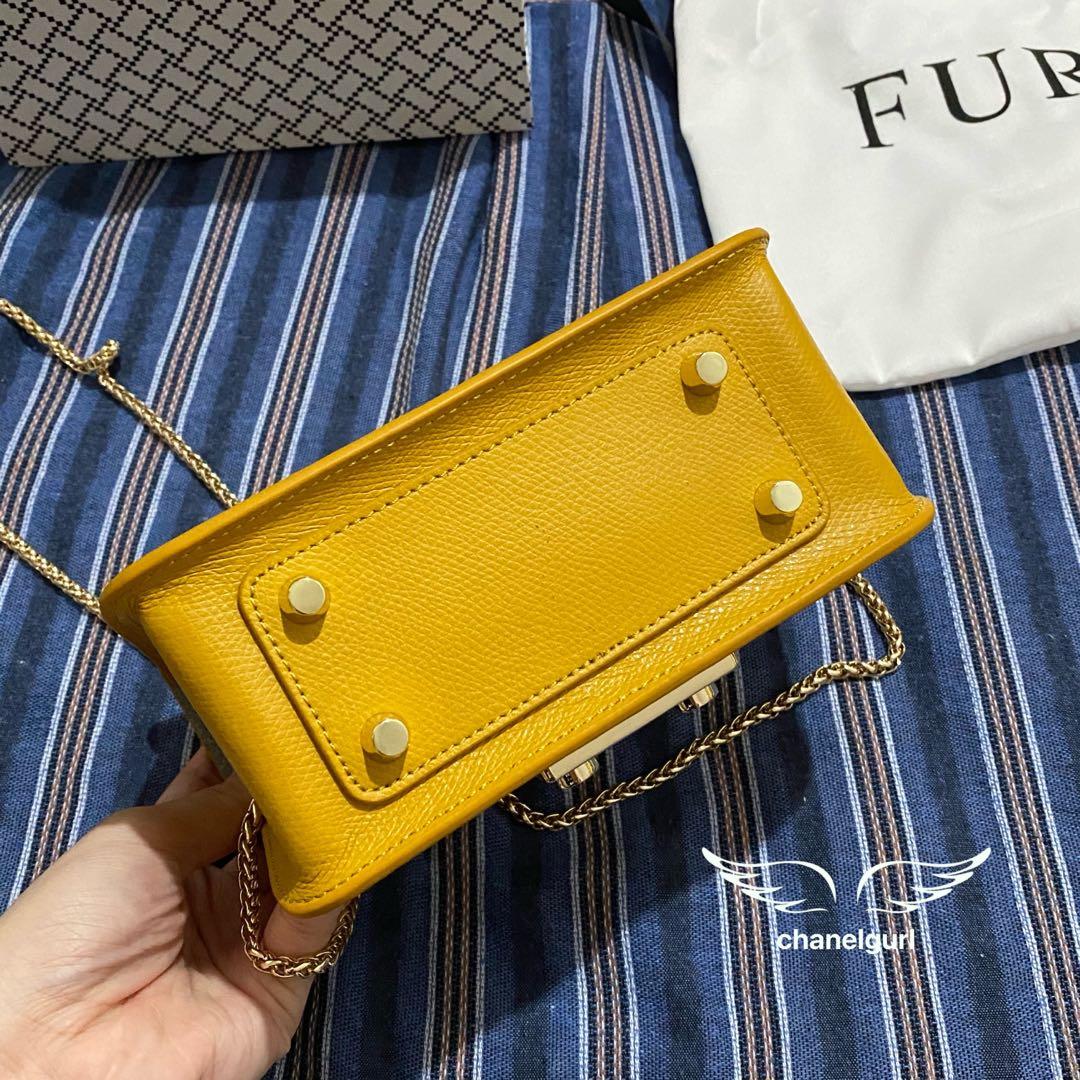 Furla mustard bag top