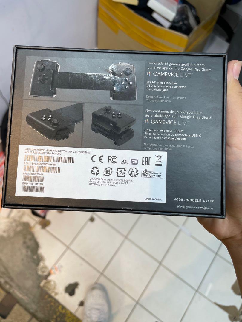 ROG gamevice phone controller （分類：手掣）位於 Hong Kong。 由 sasuageke 提交（商品編號 1074105321，圖片 3）。簡介： New 💫。