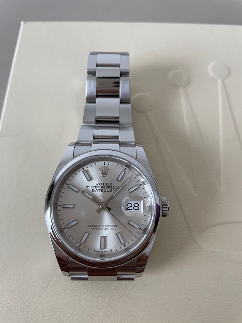 Rolex Datejust 36 Silver Dial 126200 Luxury Watches On Carousell