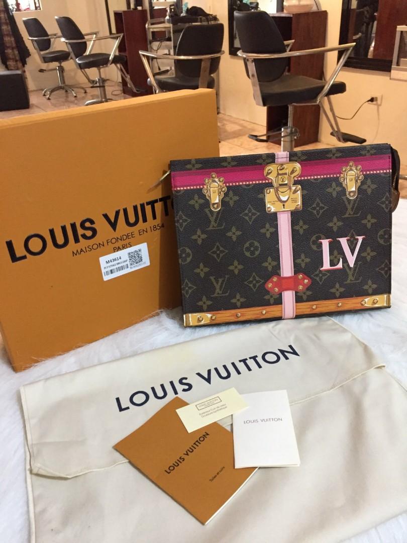 LV Envelope sling bag with dust bag care card , with box