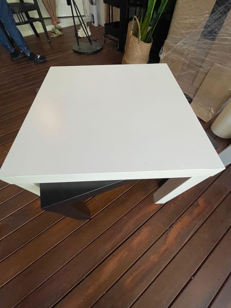 Side Table (Category: Tables & Sets) located in Singapore. Submitted by bennyvoon (Listing ID 1074116156, Image 2). Description: There’s 2 of them. $10 for 2. One is white and one is black. Self-collection..