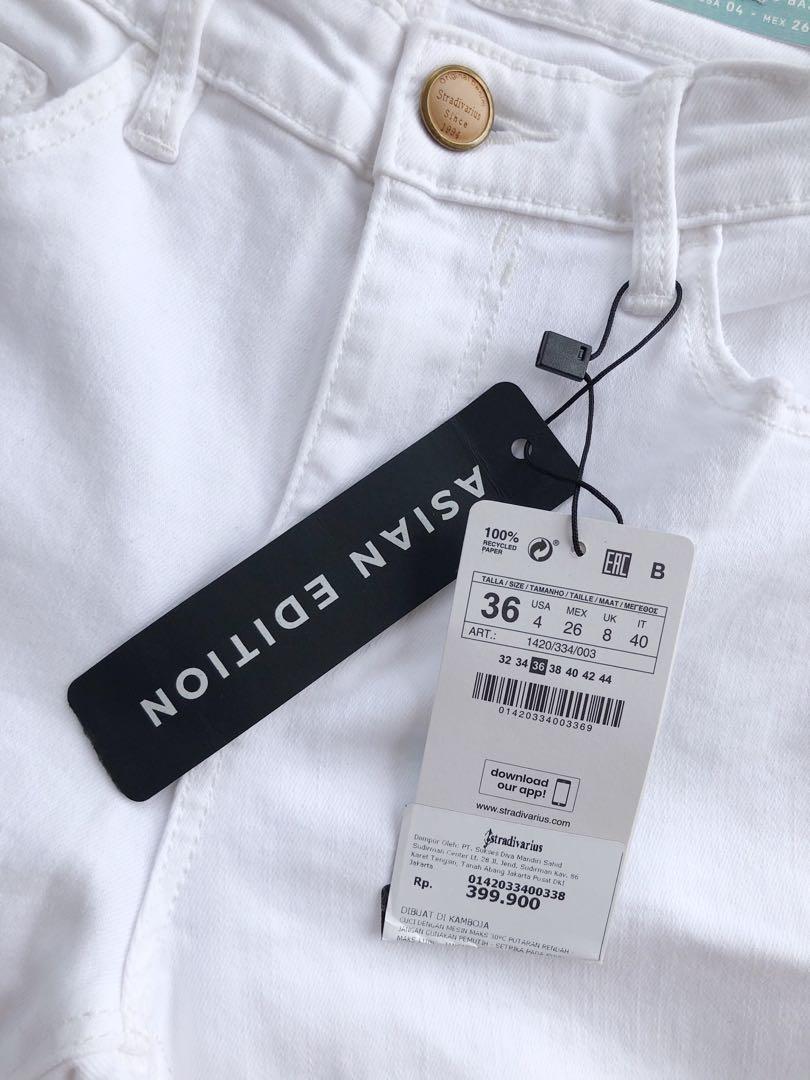 STRADIVARIUS white skinny jeans