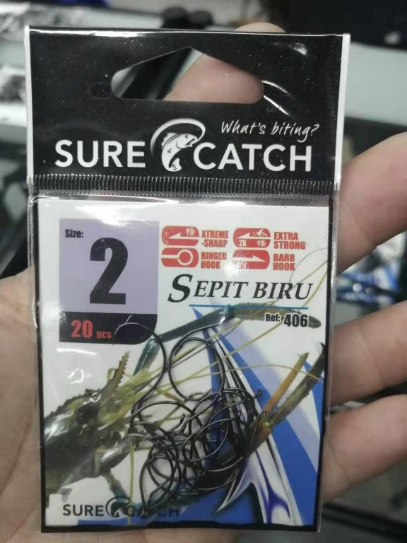 Surecatch prawn hook, Sports Equipment, Fishing on Carousell