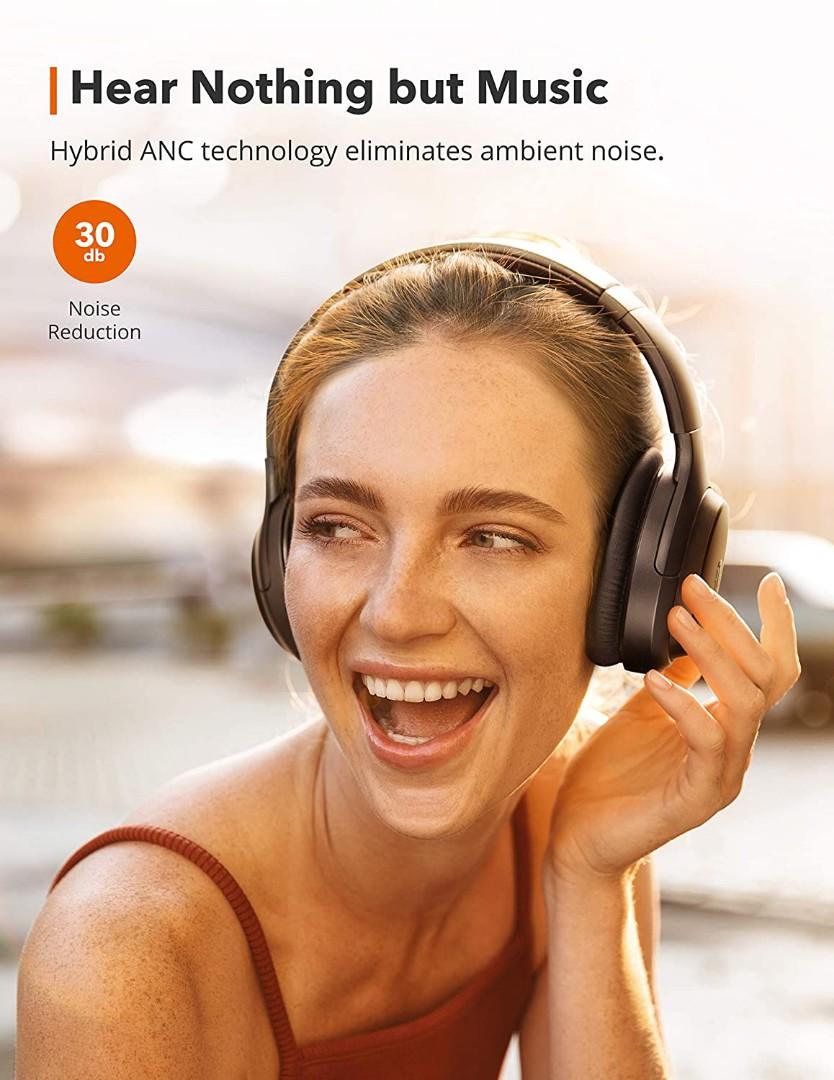 TaoTronics Soundsurge 90 Hybrid Active Noise Cancelling Headphones Bluetooth Headphones Wireless Headphones Audio Headphones Headsets on Carousell