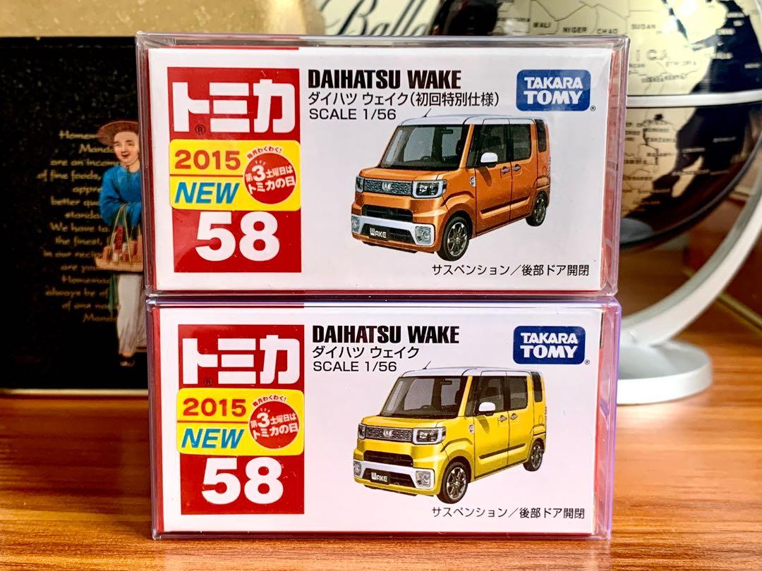 全新tomica No 58 Daihatsu Wake Tomica 車仔玩具模型車巴士 玩具 遊戲類 玩具 Carousell