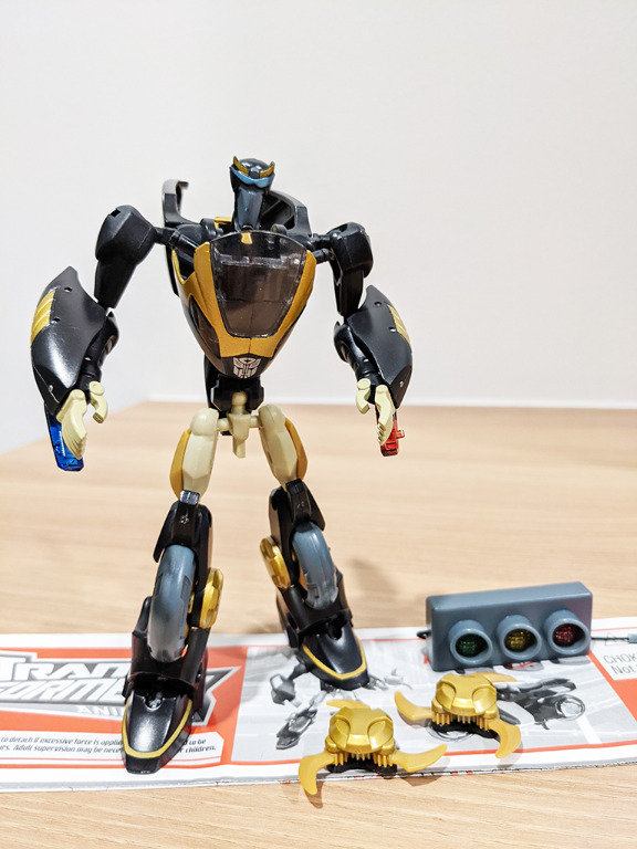 Transformers Animated Deluxe Class Prowl TFA, Hobbies & Toys, Collectibles  & Memorabilia, Fan Merchandise on Carousell
