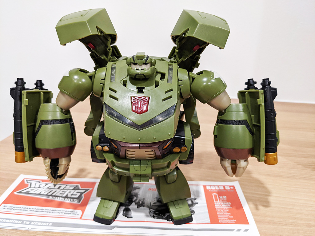 Transformers Animated Leader Class Bulkhead TFA, Hobbies & Toys,  Collectibles & Memorabilia, Fan Merchandise on Carousell